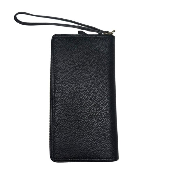 Kate Spade Brigitta Mulberry Street Large Wallet Wristlet Black Leather NWT & Bo - Picture 10 of 16